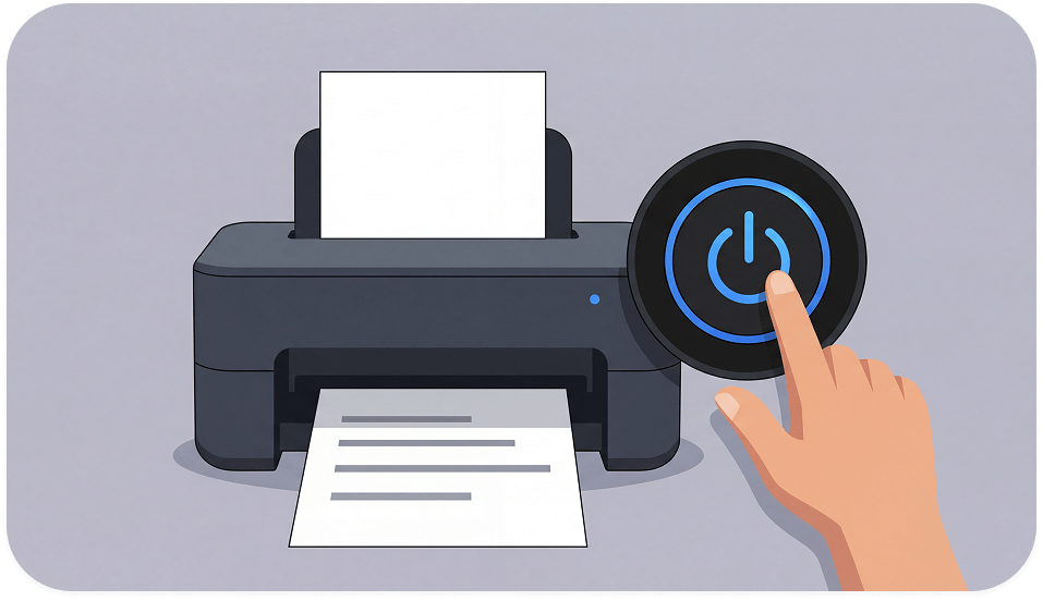 Tap the WPS (Wi-Fi) button on your printer